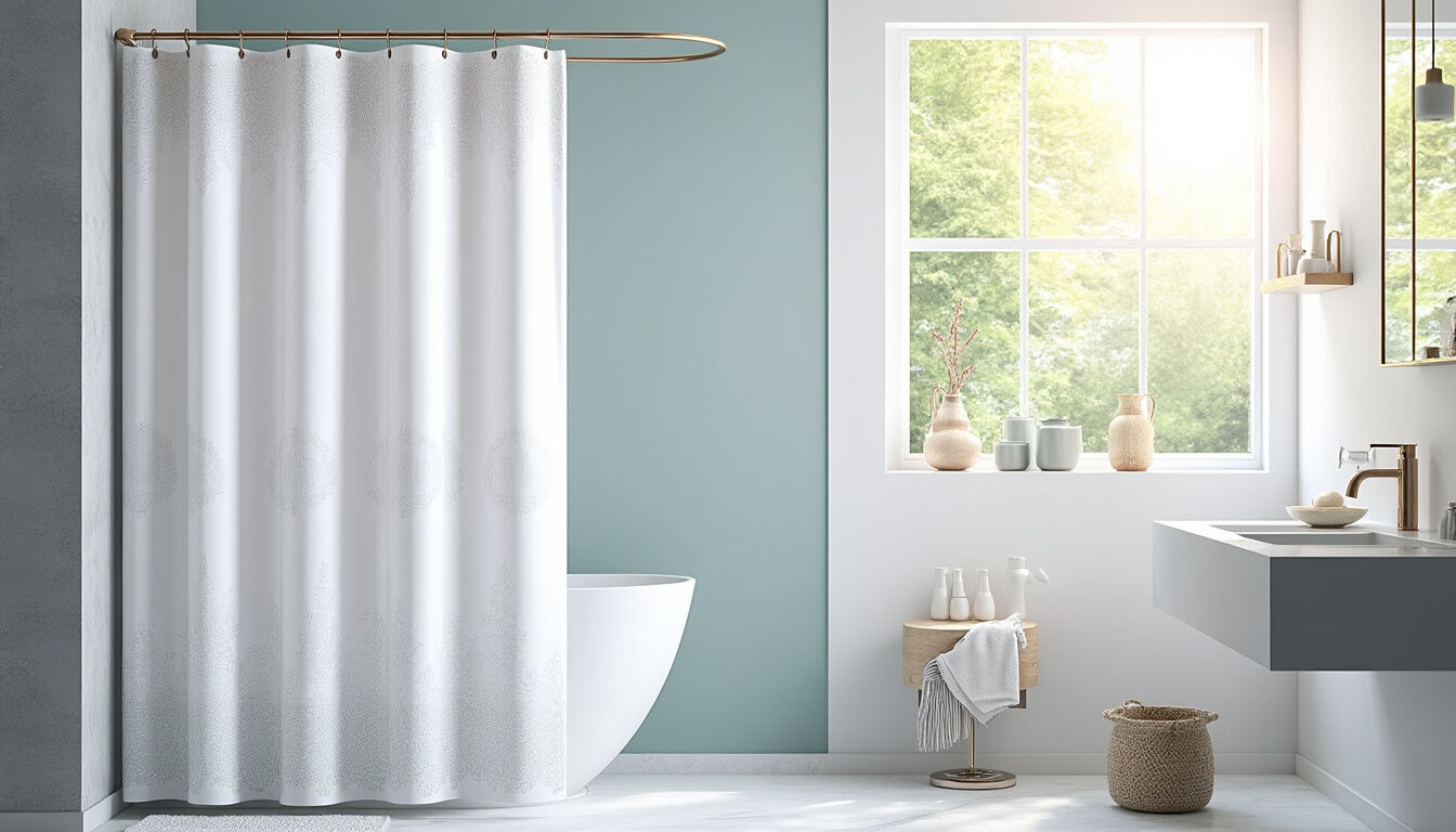 Découvrez quelle matière choisir pour un rideau de douche antistatique et éviter que le rideau ne colle à la peau. Nos conseils pour faire le meilleur choix.