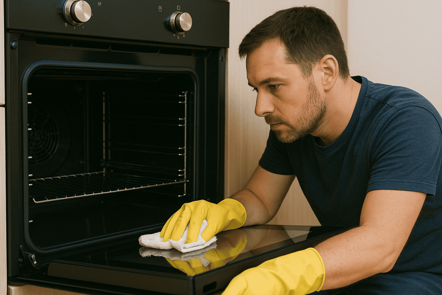 nettoyer four produits chimiques