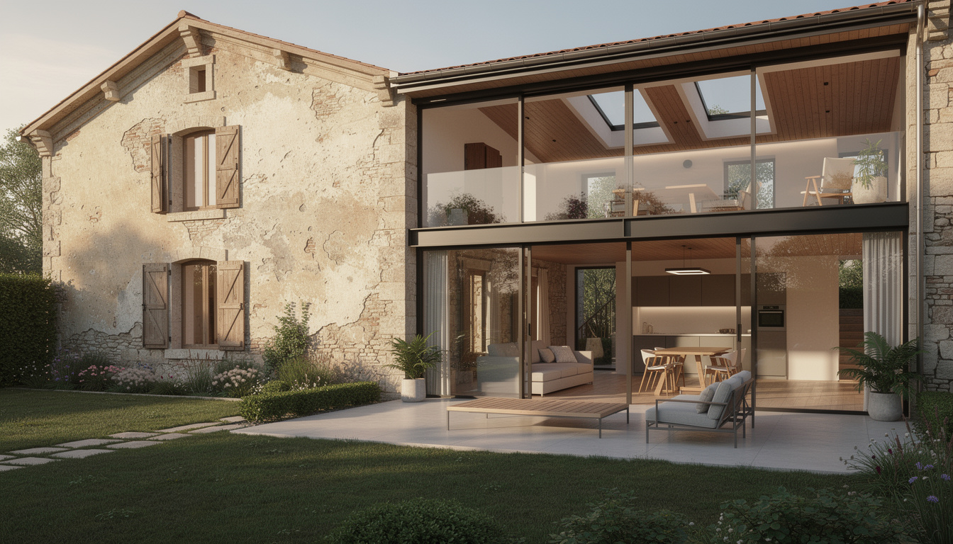 Comment transformer une maison ancienne en habitation moderne 1 découvrez les étapes clés pour transformer une maison ancienne en une habitation moderne alliant confort, style et efficacité énergétique.